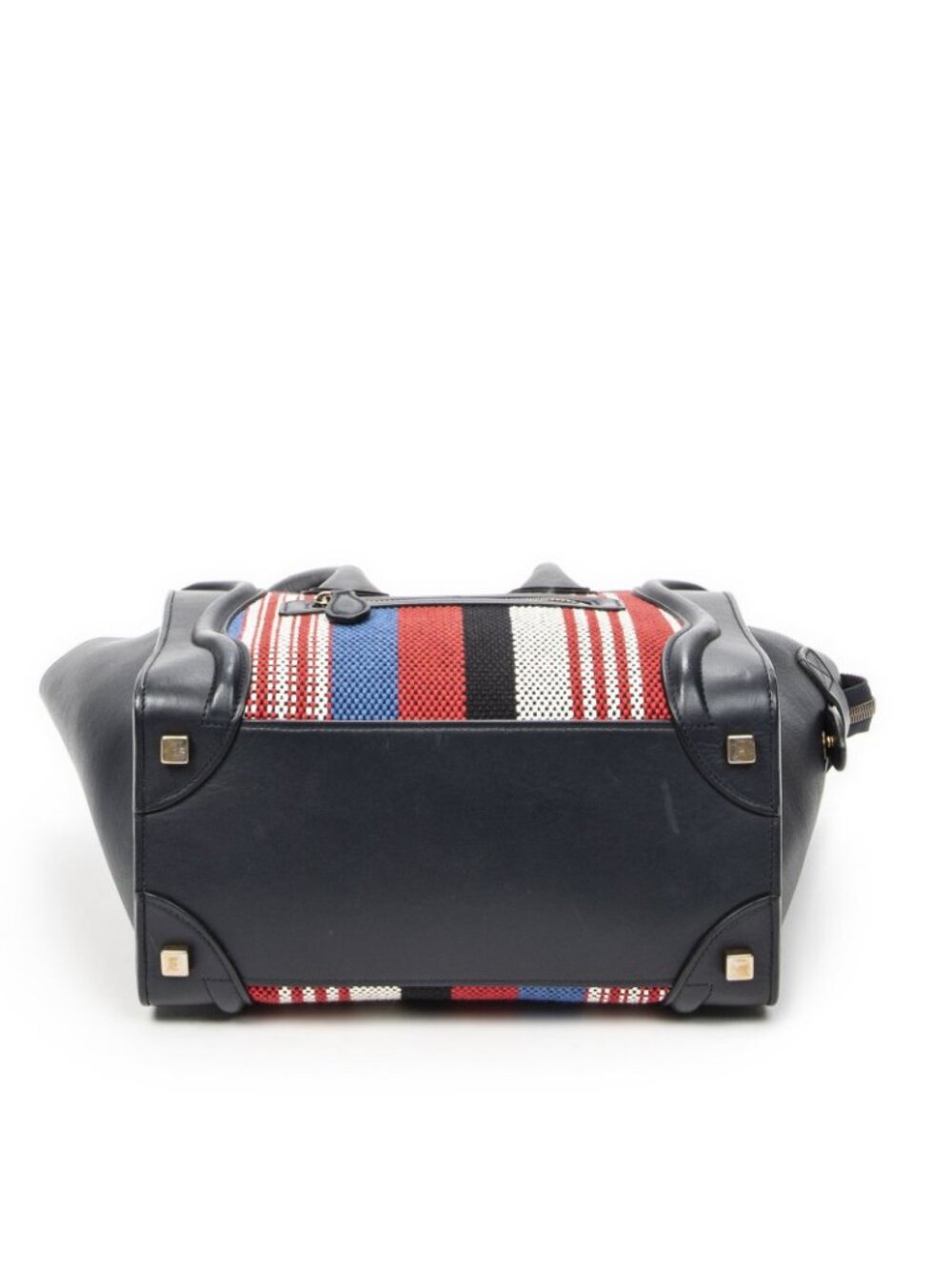 ★SOLD★ Celine Micro Luggage Black Red Blue Calfskin Leather - Picture 6 of 10